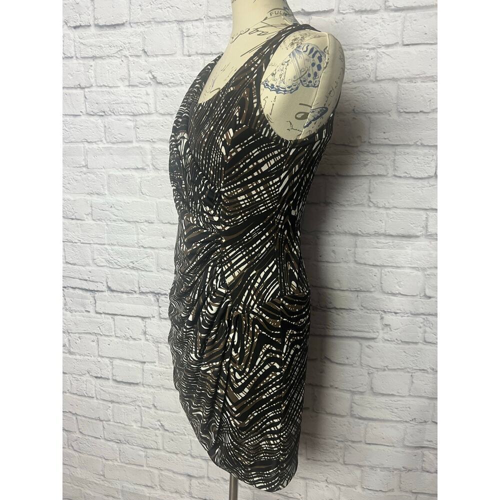 Kenneth Cole Petite Printed Faux Wrap Dress Size 8P - Picture 2 of 7